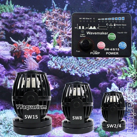 Wavemaker de la serie Jebao SW con bomba impulsora de control inteligente para estanques de peces marinos de arrecife RW nueva versión de actualización # SW2 SW4 SW8 SW15 ► Foto 1/1