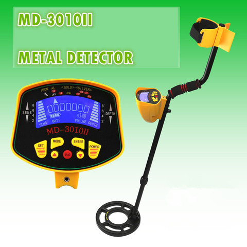 Detector de Metales subterráneo profesional MD3010II, cazador de tesoros, MD-3010II de oro, pantalla LCD, herramienta de búsqueda de alta sensibilidad ► Foto 1/6