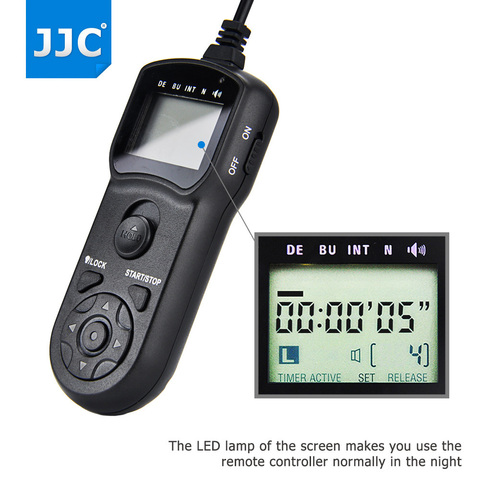 JJC intervalómetro temporizador mando a distancia disparador liberación para Canon EOS R5 R6 850D 750D 700D 90D 80D 70D 5D Mark II III ► Foto 1/6
