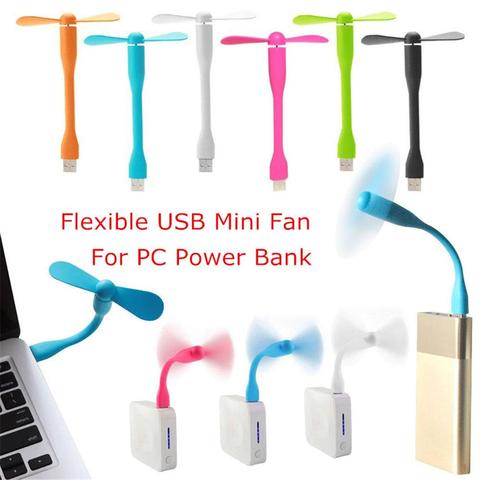 ¡Promoción! Mini ventilador USB Flexible, ventilador de refrigeración portátil desmontable para PC, Banco de energía, dispositivos USB, gran oferta ► Foto 1/6