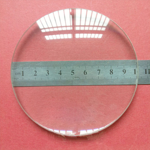 Lentes ópticas convexas dobles, lentes de aumento de cristal de gran diámetro de 100mm, longitud Focal reemplazable de 300mm, 1 unidad ► Foto 1/6