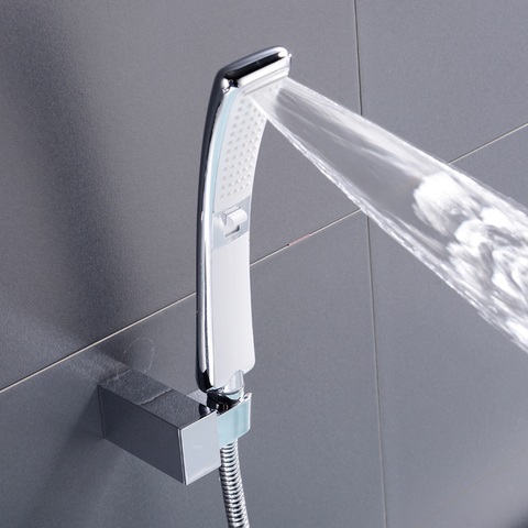 Cascada 2 Función de mano de ducha de alta presión lluvia ducha rociador conjunto de ahorro de agua nuevo diseño ► Foto 1/6