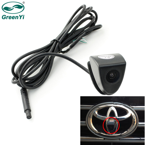 GreenYi-cámara de marcha atrás para coche, dispositivo con vista frontal HD, CCD, Prado para Toyota Highlander Land Camry ► Foto 1/6