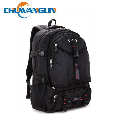 Chuwanglin de ocio de moda de gran capacidad montañismo bolsa de viaje de color puro de nylon mochila de hombres ZDD5251 ► Foto 1/5