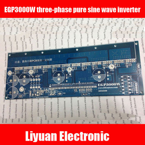 1 unid nuevo EGP3000W tres fase inversor de onda sinusoidal pura de la placa base (PCB) UPS EPS envío gratuito ► Foto 1/5