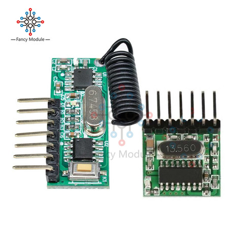Transmisor de codificación de amplio voltaje inalámbrico, receptor de 4 canales, Módulo Decodificador de código de aprendizaje para Control remoto de 433Mhz ► Foto 1/6