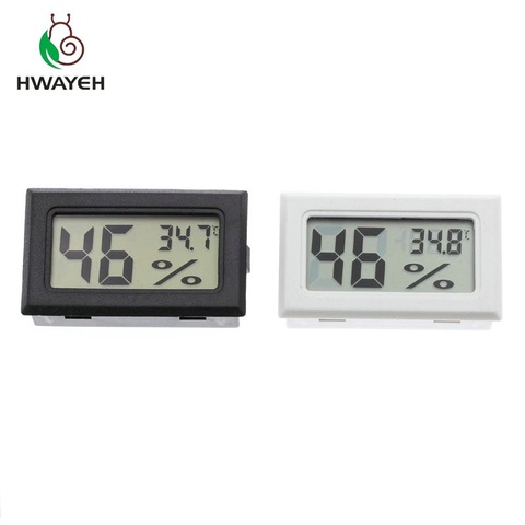 Mini Digital LCD interior cómodo Sensor de temperatura medidor de humedad termómetro higrómetro manómetro ► Foto 1/6