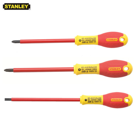 Stanley-destornillador de alto torque para electricista, destornillador de electricista FatMax, 1000V, voltaje VDE, 1 unidad ► Foto 1/6