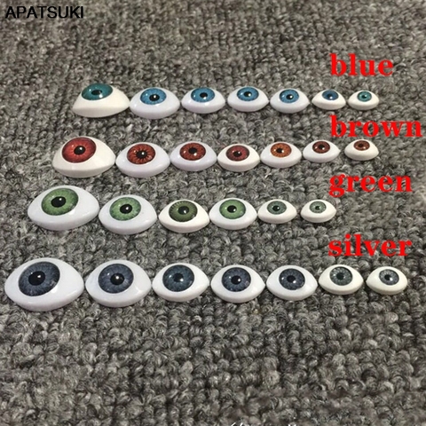 4 par/lote DIY juguetes de plástico de la muñeca ojos de seguridad para accesorios de muñeca BJD ojos para marioneta de juguete de arte ► Foto 1/6