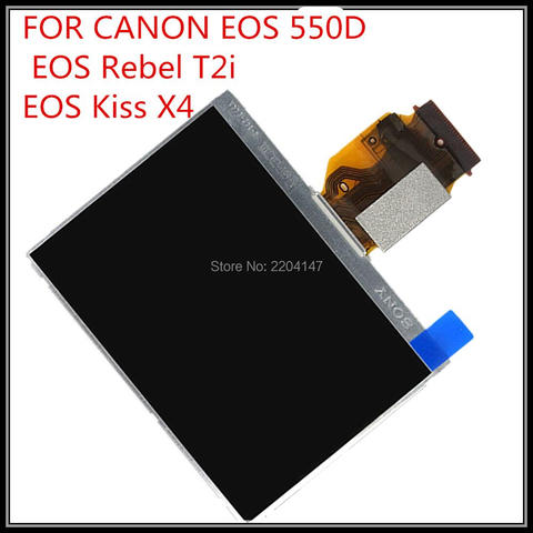 Original nuevo SLR 550D LCD pantalla para CANON EOS 550D EOS550D lcd con retroiluminación Reparación de cámara piezas envío gratis ► Foto 1/1