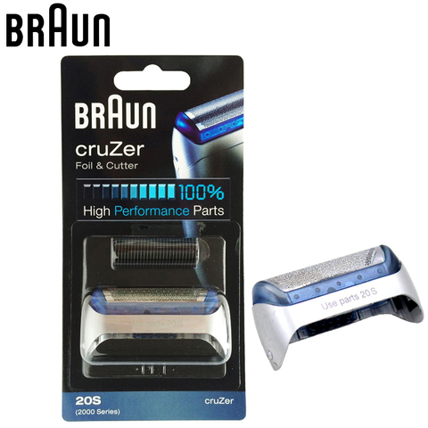 Braun-reemplazo para afeitadoras eléctricas 20s, cabezal de aluminio y cortador para máquinas de afeitar, hoja de afeitar (Z20 Z30 Z40 2876 5732 Cruzer4 Cruzer5) ► Foto 1/6