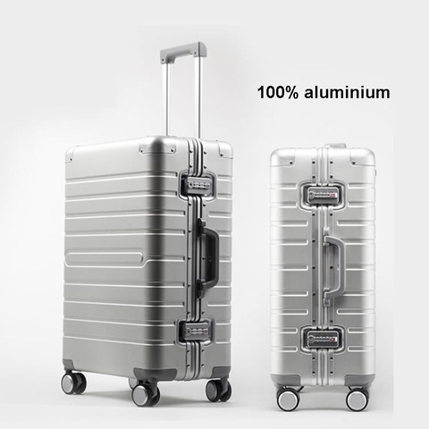 Maleta de viaje de aluminio barata de cuento de viaje 24 
