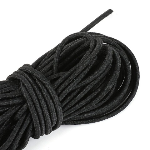 2M negro elástico fuerte cuerda Cordón de choque elástico cuerda para DIY Proyecto al aire libre tiendas Kayak bolsa para botes de equipaje ► Foto 1/6