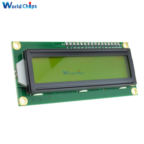 LCD LCD1602 1602 HD44780, pantalla LCD de personaje, luz negra amarilla, TFT, 16X2, módulo LCD DC 5V ► Foto 1/3