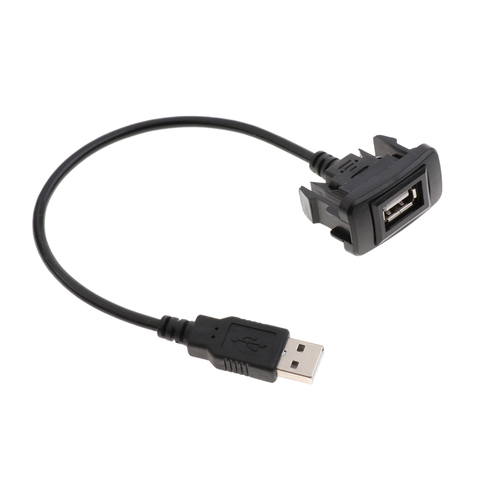 Cable USB de seguridad de fácil instalación, 1 puerto en el Zócalo, accesorios electrónicos para coche para TOYOTA HILUX VIGO 2013-2022 ► Foto 1/6