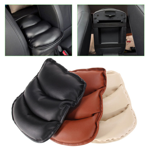 Universal PU cuero Central consola apoyabrazos Pad cojín de apoyo brazo resto asiento protege el caso suave Auto Accesorios ► Foto 1/1