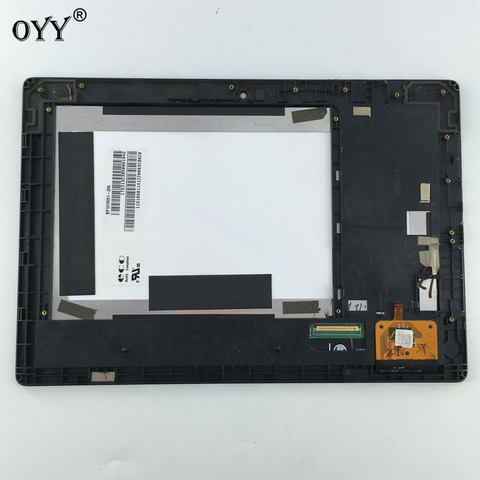 Piezas usadas pantalla LCD Panel de pantalla táctil digitalizador Asamblea reemplazo para Lenovo IdeaTab S6000 S6000H S6000-H Tablet PC ► Foto 1/1