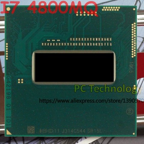 Original Intel Core I7 4800MQ SR15L CPU I7-4800MQ procesador FCPGA946 2,7 GHz-3,7 GHz, 4 M Quad core apoya HM86/HM87 envío gratis ► Foto 1/2