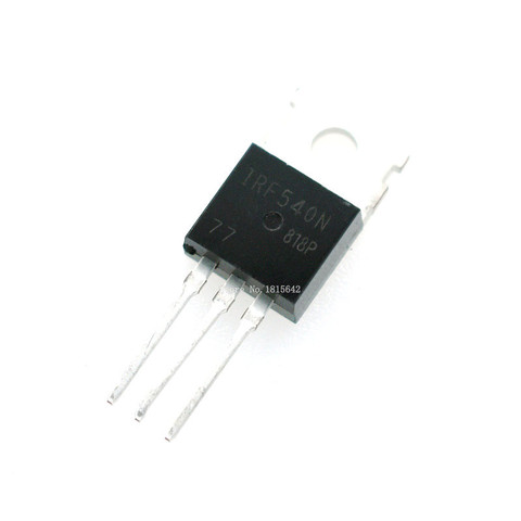 Transistor MOSFET de potencia a-220, 100V, 33A, Canal N nuevo, 10 unids/lote, IRF540, IRF540NPBF, IRF540N ► Foto 1/1