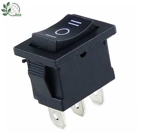 KCD1 6A 250VAC/10A 125VAC On/Off/en rectángulo interruptor basculante 3 posición del tablero de instrumentos del coche Dash barco SPDT 12 v 3 PIN ► Foto 1/4