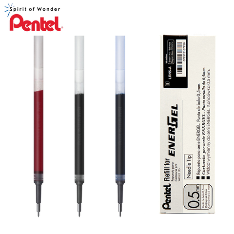 10 Uds Pentel Energel X repuesto punta de aguja LRN5 Gel de recarga de tinta 0,5mm apto para BLN75/105 de color clásico firma Oficina ► Foto 1/6