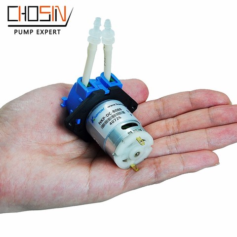 Bomba peristáltica de 12V/24V CC, bomba peristáltica Cabezal dosificador con conector para Arduino Aquarium Lab, analizador Diy ► Foto 1/6