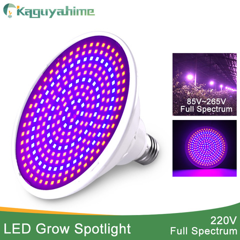 Kaguyahime-Lámpara de Cultivo LED E27, luz de espectro completo, 4W, 7W, 12W, 15W, 50W, planta de interior, lámpara de floración hidropónica UV ► Foto 1/6