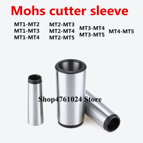 1PCS elegir MT1 MT2 MT3 MT4 sin cola plana Morse Taper adaptador reducción de la manga del taladro, Morse Taper Sleeve, accesorios de maquinaria ► Foto 1/3