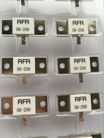 100% nuevo de alta frecuencia resistencia RFR50-250 RFR 50-250 RFR-50-250 50 Ohms 250 W maniquí resistencia de carga ► Foto 1/1
