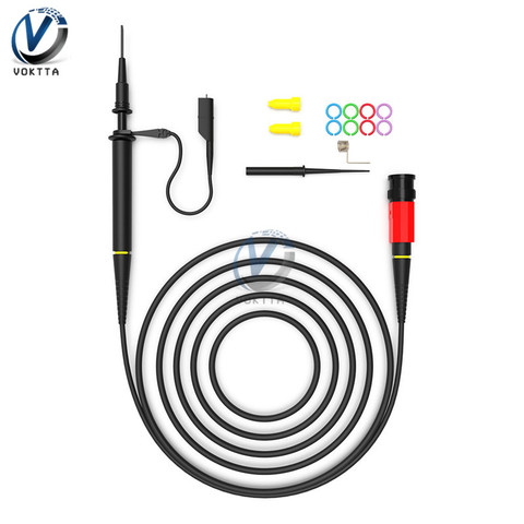 P4100 Sonda de osciloscopio 100X de alta tensión 2KV Sonda de osciloscopio con pinza 100MHz de ancho de banda conector BNC P4100 sonda envío de la gota ► Foto 1/6