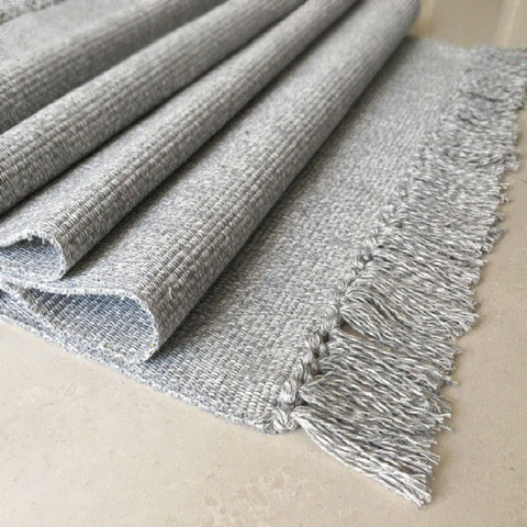 WINLIFE de mezcla de algodón de fibra de alfombras decorativas alfombras de área para sala de estar/entrada dormitorio felpudo alfombras cabecera lavable alfombras ► Foto 1/5