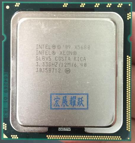Procesador Intel Xeon X5680, CPU de servidor LGA 1366 de seis núcleos, 100% que funcionan correctamente ► Foto 1/2