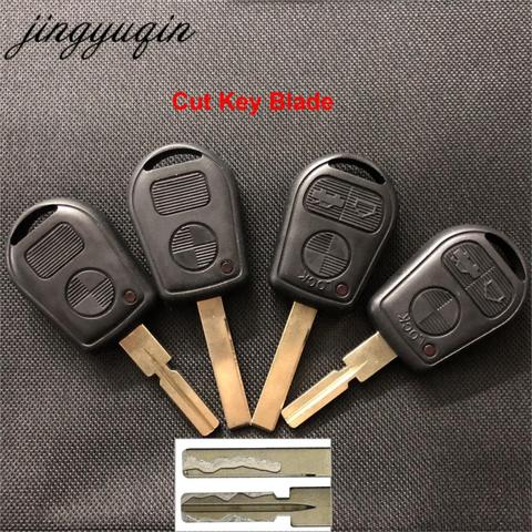 Jingyuqin-funda de llave de control remoto para coche carcasa de 3 botones para BMW E31, E32, E34, E36, E38, E39, E46, Z3, reemplazo de código de llave de corte Fob ► Foto 1/5