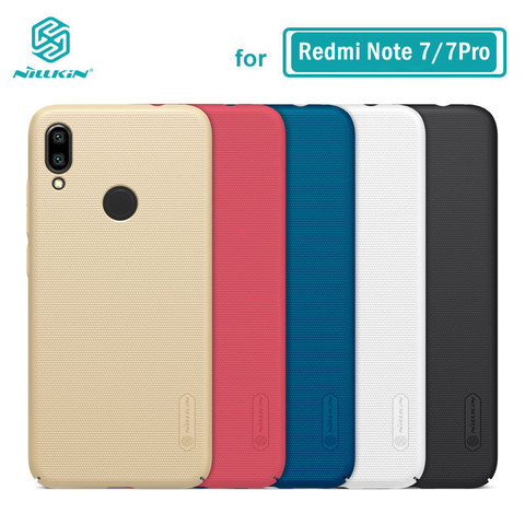 Redmi Note 7 funda carcasa Nillkin Frosted PC funda trasera dura para Xiaomi Redmi Note 7 Pro 7S 8 8Pro 6,3'' ► Foto 1/6