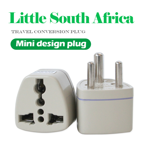 Adaptador de enchufe de viaje Universal para Reino Unido/EE. UU./UE/AU, 250V/5A, 3 pines, para India, Sudáfrica, 1 unidad ► Foto 1/1