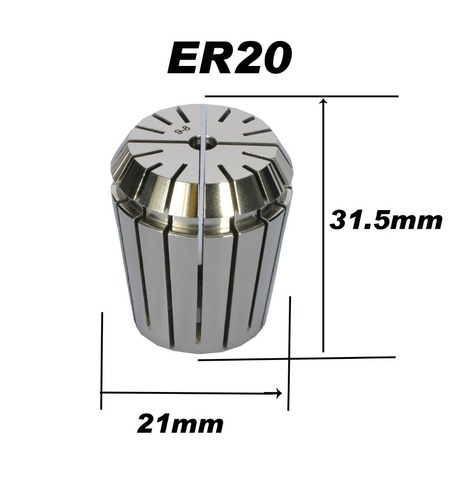 Bobina de resorte de alta precisión ER20, 0.008mm, para CNC, herramienta de torno de fresado, máquina de grabado, Envío Gratis ► Foto 1/3