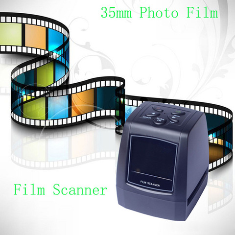 5MP 10MP 35mm tarjeta SD portátil película escáner de fotos película negativa escáner de diapositivas visor escáner USB MSDC película monocromo FC718 ► Foto 1/5