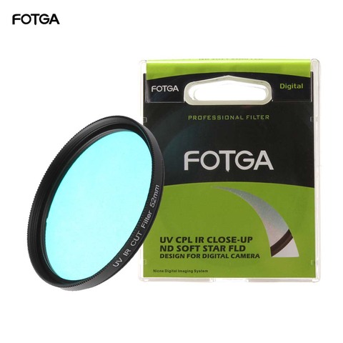 FOTGA-filtro de corte de UV-IR de vidrio óptico, 52mm, 58mm, infrarrojo, rayos X, IR, UV, para cámara DSLR, Nikon, Canon ► Foto 1/5