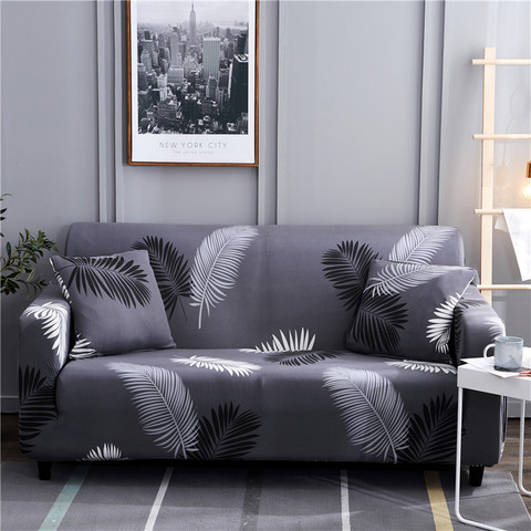 Funda de sofá flexible y adaptable, protector elástico para sillón de diferentes formas, con cubierta protectora contra polvo ► Foto 1/6