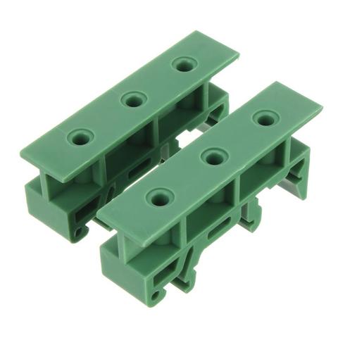 Tornillos para soportes de montaje de PCB, accesorios de reemplazo de adaptadores de rieles, color verde, DIN 35 DRG-01, 1 par ► Foto 1/6
