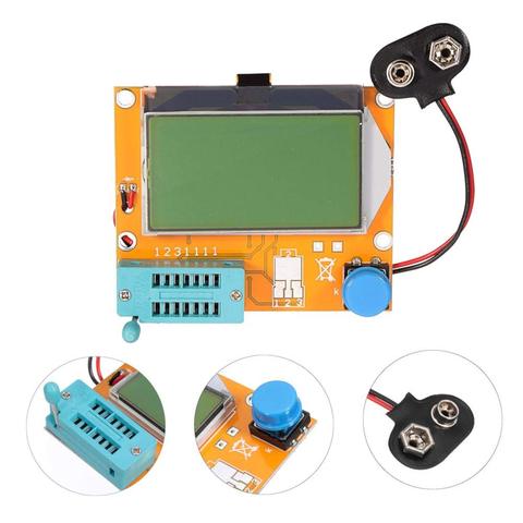 Probador de transistores LCD medidor Digital LCR-T4 mega328 M328, triodo de diodo, capacitancia ESR, para MOSFET/JFET/PNP/NPN L/C/R ► Foto 1/6