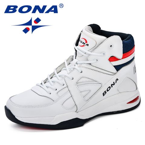 BONA-Zapatillas de baloncesto para hombre, calzado deportivo de suela alta y suela plana, para exteriores, cómodo ► Foto 1/6