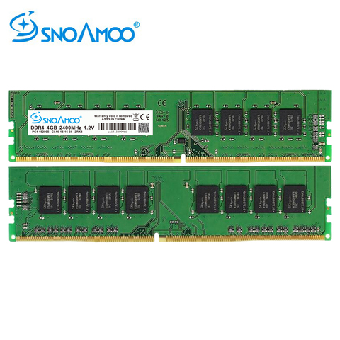 SNOAMOO DDR4 4GB 2133MHz o 2400MHz DIMM PC de escritorio memoria placa base de soporte ddr4 ► Foto 1/5