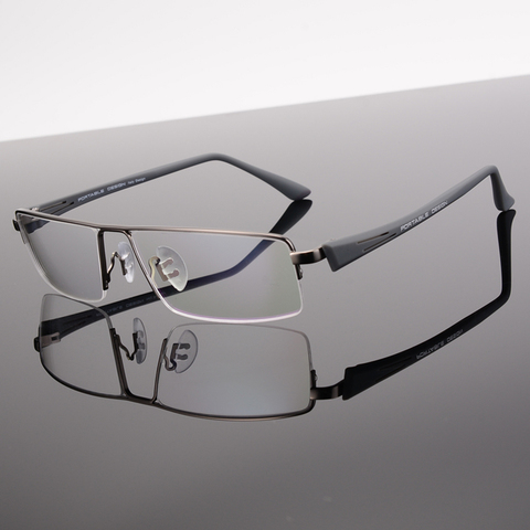 Toptical mitad Rim comercial montura gafas miopía gafas grandes hombres de la luz Ultra-grande gafas simples de hombre ► Foto 1/6