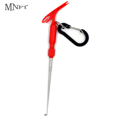 MNFT-removedor de anzuelos 3 en 1, herramienta para atar nudos, herramienta para pesca con mosca, anzuelo ► Foto 1/6