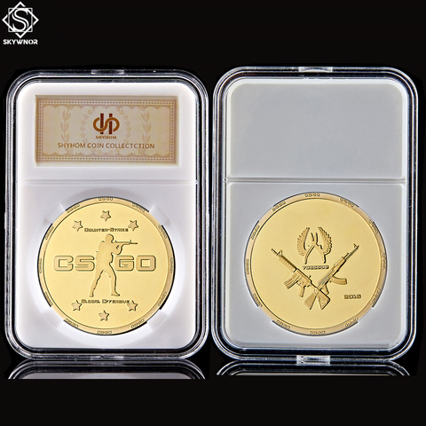 Juego mundial CS GO Counter Strike, diseño de oro, recuerdo, moneda, regalo de valor ► Foto 1/6