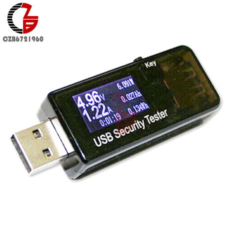 Probador de seguridad USB 6 en 1, protección de apagado, voltímetro Digital LCD, amperímetro, batería, indicador de capacidad, medidor de voltaje de corriente ► Foto 1/6