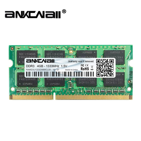 Nuevo DDR2 DDR3 2GB/4GB /8G RAM 667, 800, 1333, 1600, 186MHz PC3 10600 PC portátil DIMM Memory 204 pines para Intel sistema alta Compatible ► Foto 1/6