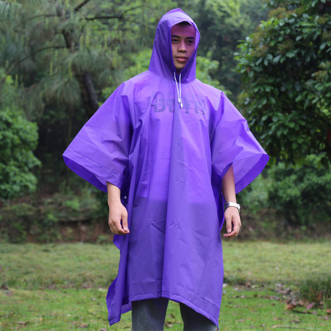 Chubasquero multifuncional Universal para hombre, abrigo para lluvia transparente de mujeres, mochila, Poncho, capa de lluvia, Impermeable, para acampar y senderismo ► Foto 1/6