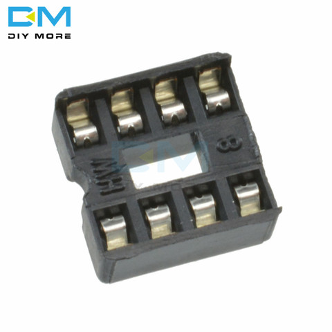 10 Uds 8pin DIP IC conectores adaptador de tipo de soldadura 8 Pin 100% Original 2,54mm DIY ► Foto 1/6